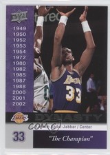2008 Upper Deck Los Angeles Lakers Dynasty Kareem Abdul-Jabbar #LAL-17 HOF b5x