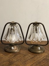 Abat-Jour  Barovier e Toso, anni  '30 -40, Murano e Ottone (coppia)