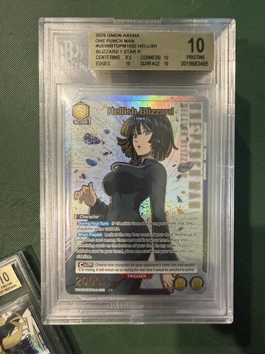 Union Arena, One Punch Man, Hellish Blizzard, UE06BT/OPM-1-022 R 1 Star BGS 10
