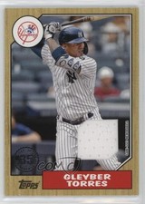 2022 Topps Series 1 1987 Topps Baseball Relics Gleyber Torres #87R-GT sq3