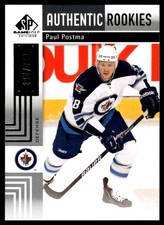 2011-12 SP GAME USED ROOKIE Paul Postma /699 #110