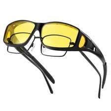kimorn Night Vision Driving Glasses Fit Over glasses for Men Women Anti Glare...