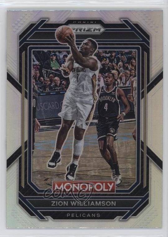 2022-23 Panini Prizm Monopoly Silver Prizm Zion Williamson #55 r9d