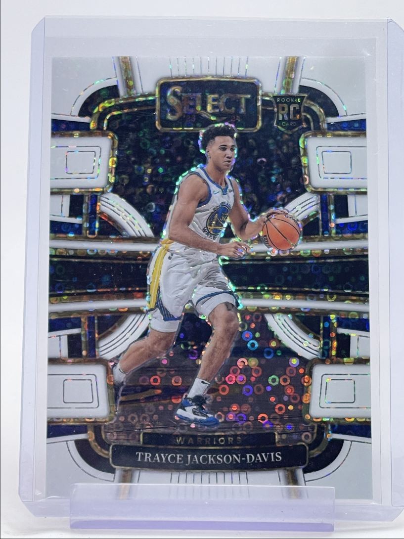 TRAYCE JACKSON-DAVIS 2023-24 SELECT CONCOURSE ROOKIE WHITE DISCO /75 Q3280
