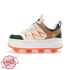 Pairobin Roller Skate Shoes Sneakers with Wheels Kids Outdoor Gift