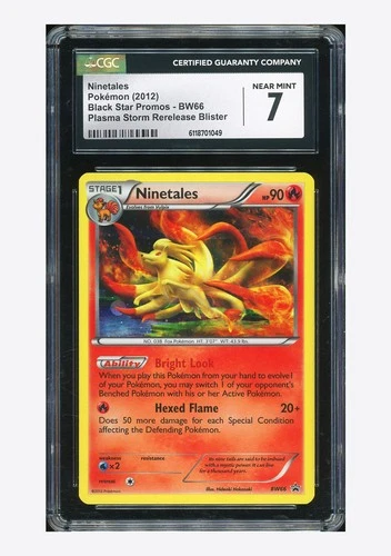 Pokemon CGC 7 Ninetales Promo 2012 BW66 Black & White Promos English