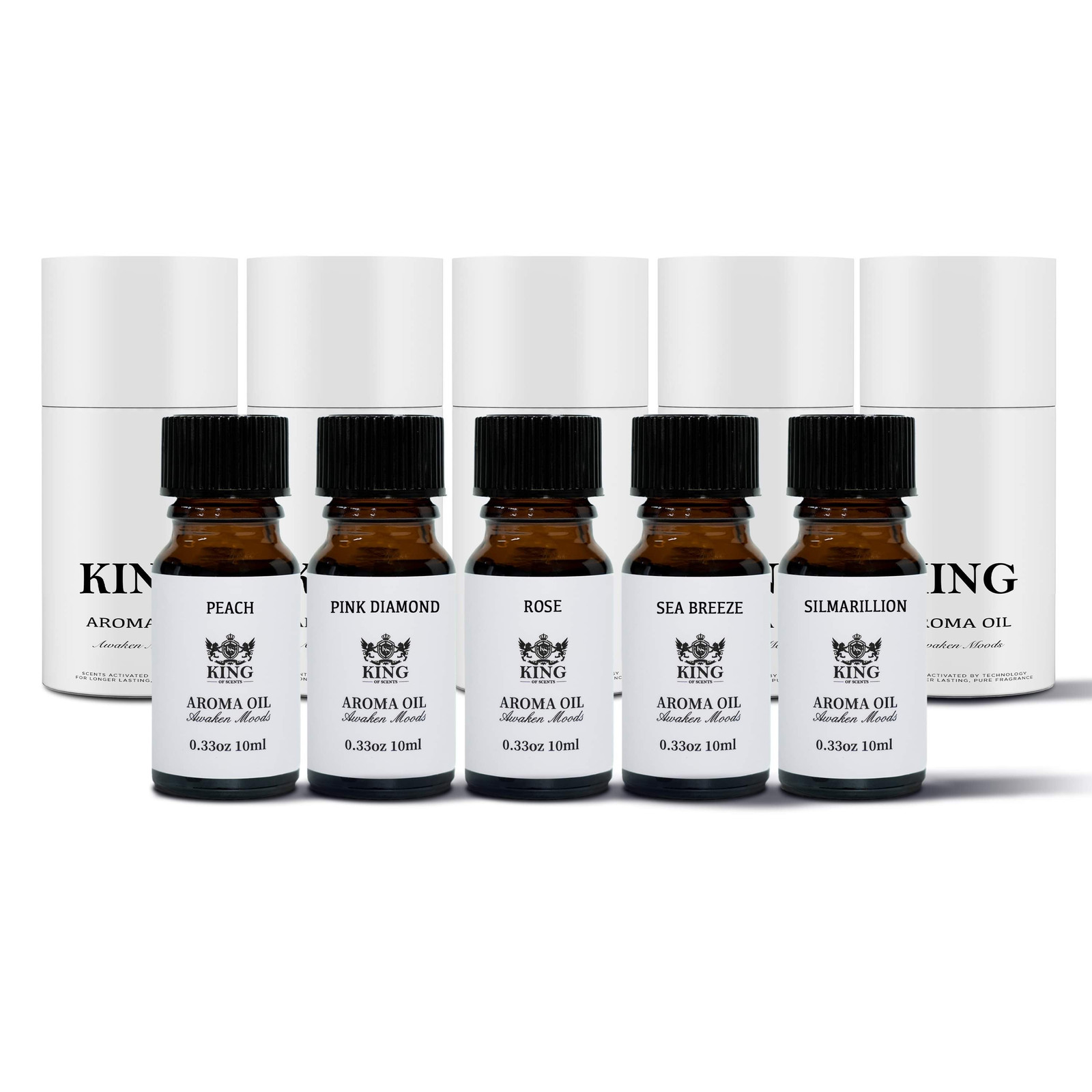 Best-Selling King Of Scents Aroma Diffuser Gift Set with Blended Essential Oils