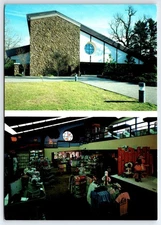 Snoopy's Gallery & Gift Shop Santa Rosa CA Photochrome Postcard Peanuts Comic