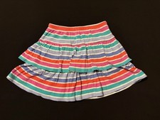 Gymboree size 8 striped multi colored skirt with attached shorts
