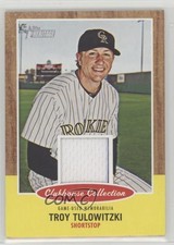 2011 Topps Heritage Clubhouse Collection Relics Troy Tulowitzki #CCR-TT 1o3