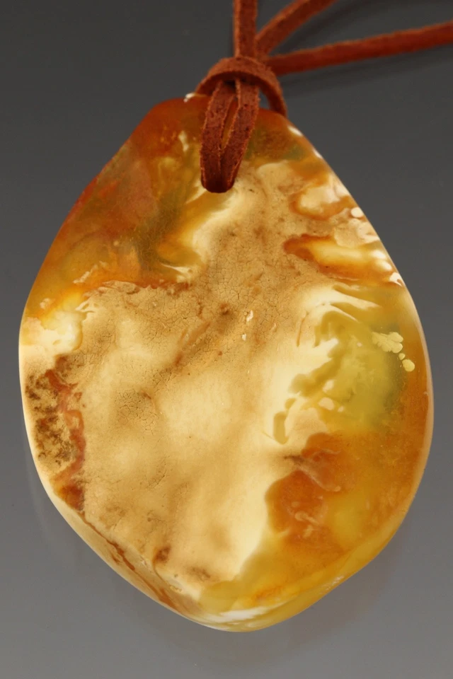 美国 DDP 风景皇家白色正品波罗的海琥珀护身符吊坠 15.5 克 251002-8 — 第 2/4 张图片