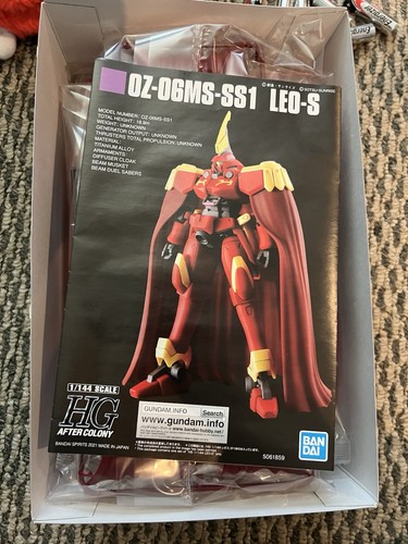 Premium BANDAI HG 1/144 OZ-06MS-SS1 LEO-S Plastic Model Kit Japan - Ships Fast  - Picture 3 of 3