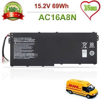  69Wh AC16A8N 15.2V akku Für Acer Aspire V17 V15  Nitro BE VN7-793G VN7-593G Neu
