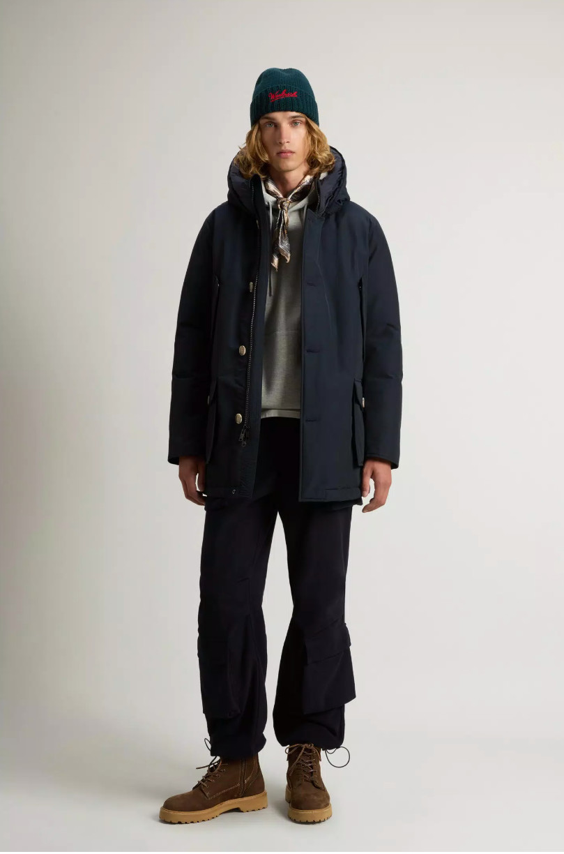Woolrich - Men's Duck Down Arctic Parka - Melton Blue - Medium image 8