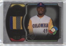 2017 Topps Museum Collection Gold /10 Julio Teheran #WBCPR-JT Patch 0n8h