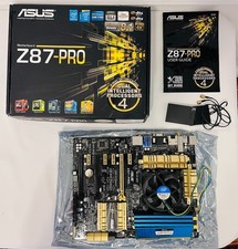 ASUS Z87-PRO, LGA 1150, Intel Motherboard, CORE I5-4670, and CORSAIR 16B memory