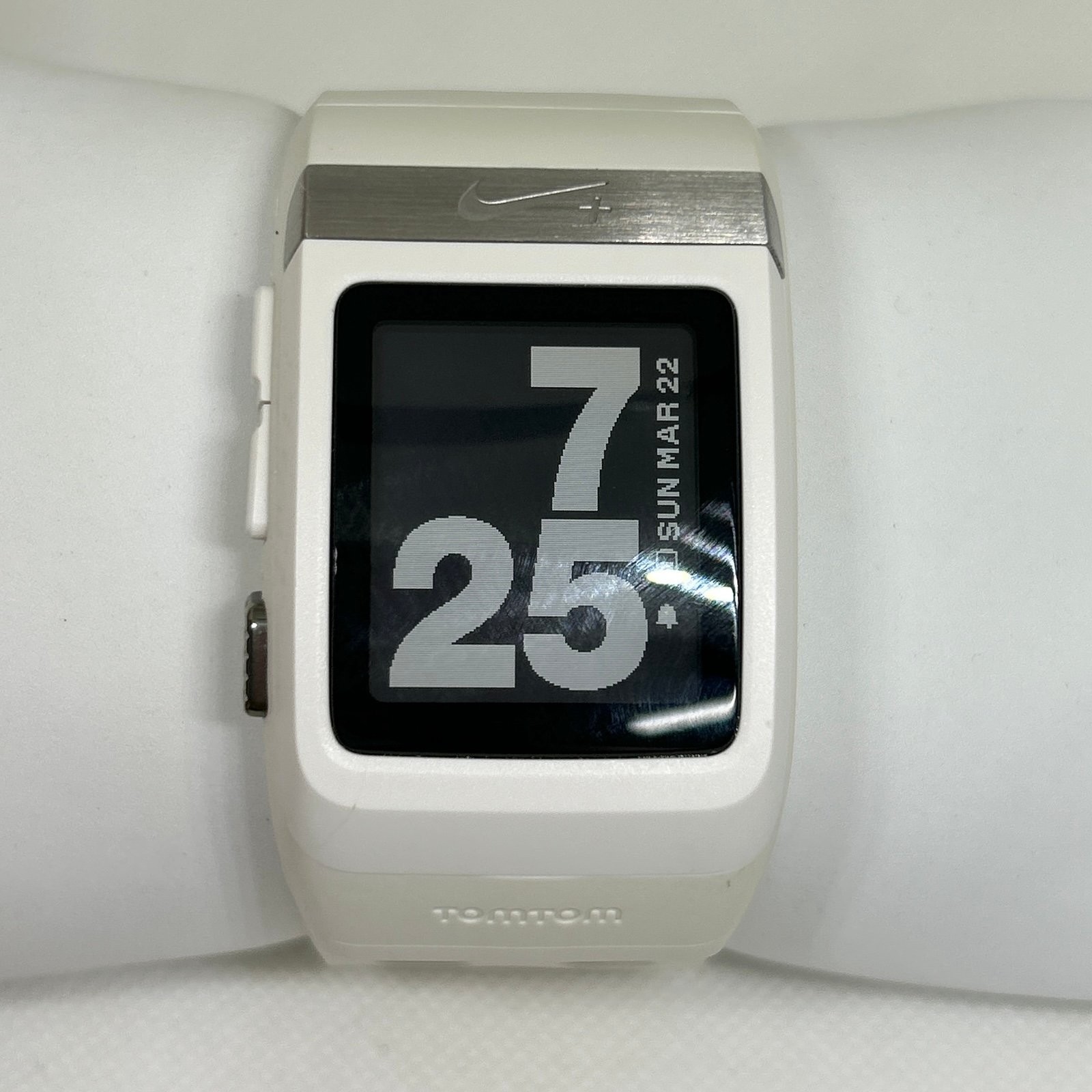 Wm0069 White Rubber Gps 36mm Quartz Digital Running