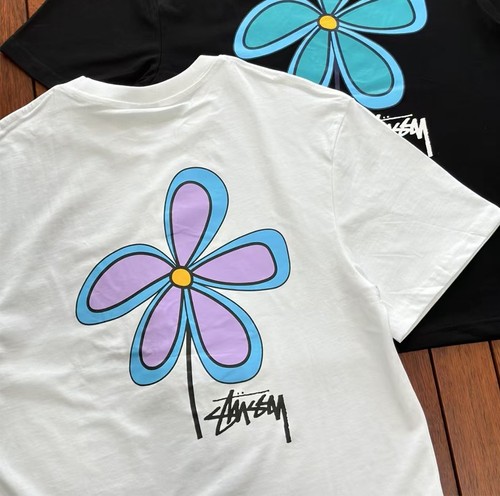 Stussy T Shirt Unisex Short Sleeves Black & White Optional 100% Cotton Size S-XL - Picture 19 of 46