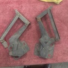1960 1963 Ford Falcon Ranchero Hood Hinges One Broke One Good Oem Vtg Can Weld