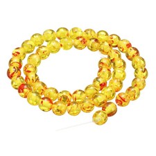 50pcs Red Stone Natural Stone Beads 6mm Round Loose Bead