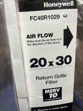 Honeywell FC40R1029 20x30 Return Grille Filter MERV 10 HVAC Media Air Cleaner