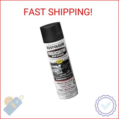 Rust-Oleum Stops Rust Pro Grade Rubberized Black Undercoating Spray