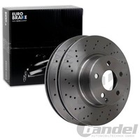 2X Eurobrake Bremsscheiben 312Mm BelÜFtet Vorne Passend FÜR MERCEDES-BENZ