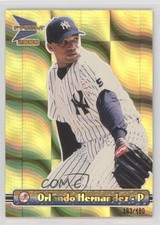 2000 Pacific Prism Holographic Gold 183/480 Orlando Hernandez #98 5xh