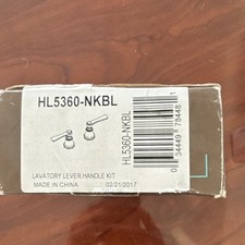 Brizo HL5360-NKBL Rook Widespread Lever Handles Matte Black 8 in 3-Hole