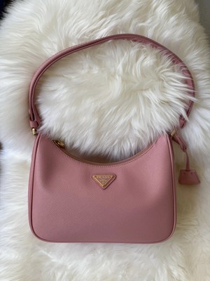 * Like new *Prada Re Edition Mini bag pink Saffiano Leather