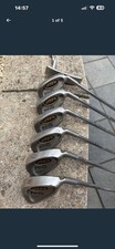Set of 7x Ping i3 Black Dot Irons and putter (JZ STIFF) Shafts Ping grips.