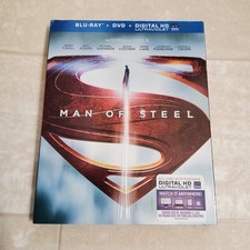 Man of Steel Blu-ray/DVD, 2013 w/Slipcover Brand New Henry Cavill