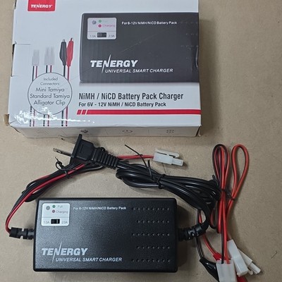 TENERGY UNIVERSAL SMART CHARGER FOR NIMH/NICD BATTERY PACKS (6V - 12V) ITEM