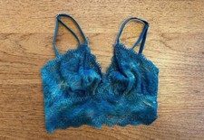 SOMA Intimates Blue Ombre MEDIUM Embraceable Enchanting Lace Bralette NEW