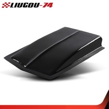 Long Cowl Induction Hood Scoop Black Sc-1145 New