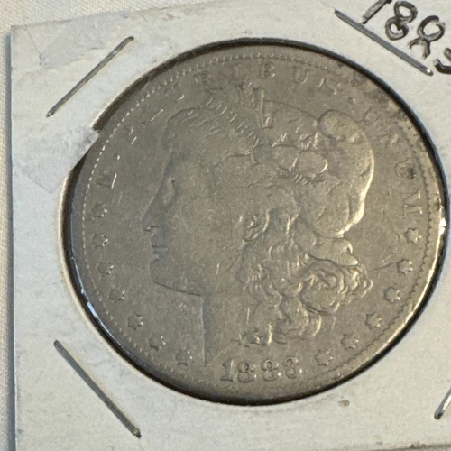 1883-P Morgan Silver Dollar VERY GOOD / FINE Silver Morgan Dollar Coin