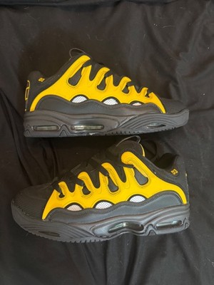 osiris d3 2001 size 14 black and yellow new without box