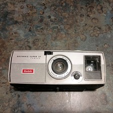 Kodak Brownie Super 27 Vintage Camera Black Silver Collectible