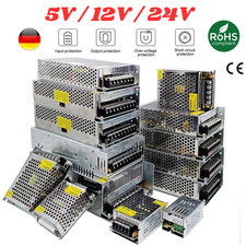 DC 12V LED Trafo Netzteil 5V/12V /24V Driver Schaltnetzteil Netzadapter 1-60A