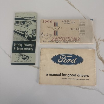 Ford 1966 Mustang manuals )