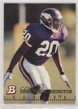 1994 Bowman Dewayne Washington (Should Be Card #17) #309 Rookie RC 8d2. rookie card picture