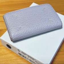Maison Margiela Four Stitch Leather 6 Key Case Gray Purple SA3UA0001