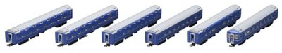 Tomix 98835 JR 24-25 Sleeper Train Hokutosei/JR Hokkaido 6Car AddOn Set N Scale