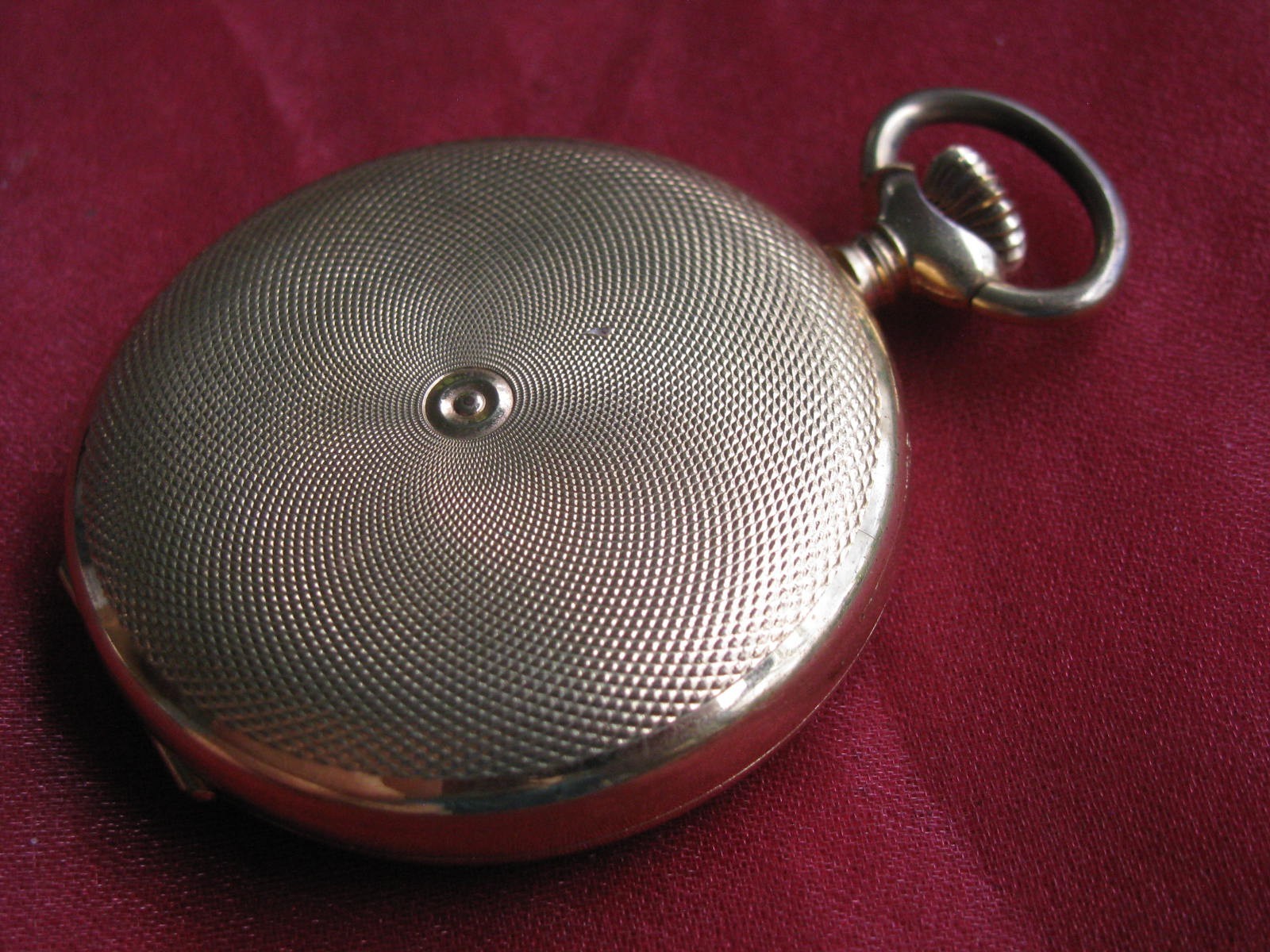 Vintage Arnex Gold Plated 17j Hunting Case Pocket Watch, Unitas 6498