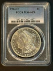 RARE Proof-Like 1904 O Morgan Silver Dollar New Orleans $1 PCGS MS64PL+