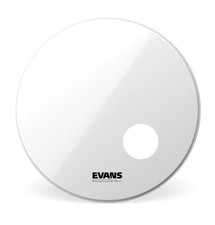 Evans EQ3 Smooth White Resonant Resonant Bass Drumhead - 18 inches
