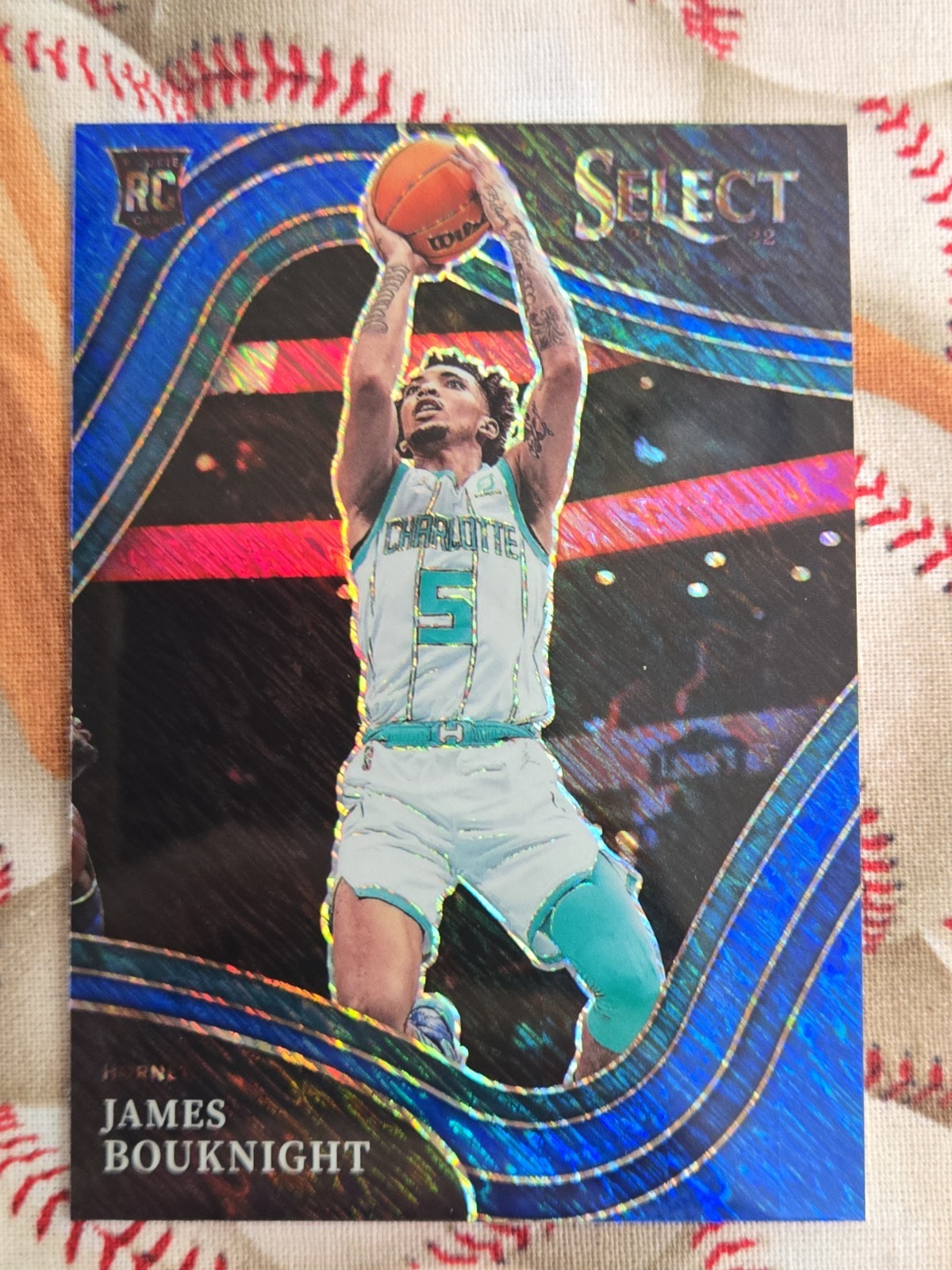 2021-22 Panini Select - Courtside James Bouknight #254 Blue Shimmer Prizm (RC)