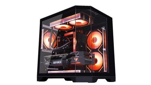 HighEnd Aquarium PC Gamer Gehäuse Glas Midi Tower Micro-ATX ITX Dreamer Black - Picture 7 of 15