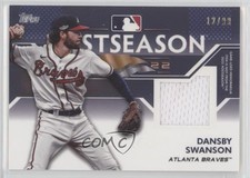 2023 Topps Series 1 Postseason Performance Relics 12/99 Dansby Swanson 0dp1