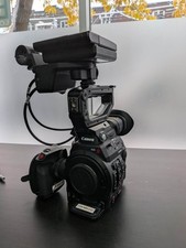 Canon EOS C300 MARK II EF-Mount Camera with BP-A Batteries and Shape V-mount Bat